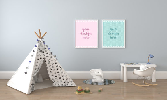 A Modern Kids Bedroom with a Teepee Tent: A Creative Space for Growth and Imagination