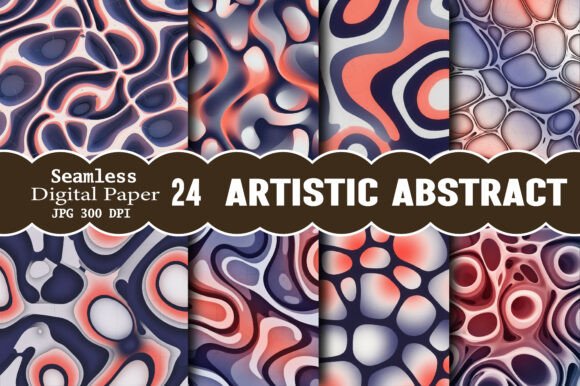 Artistic Abstract Seamless Texture: A Creative Powerhouse for Every Project