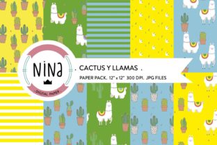 Cactus Digital Paper: Creative Design Assets