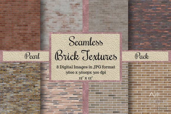 Seamless Brick Textures - Pearl Pack: A Versatile Design Solution for Modern Creators
