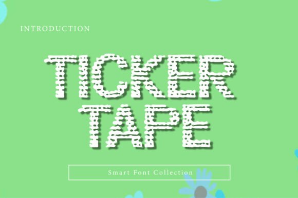 Ticker Tape: A Vintage-Style Font with Industrial Character