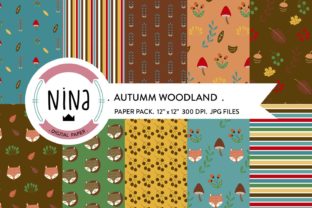 Woodland Digital Paper Pack for Creative Projects and Practical Uses